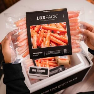 Snow Crab Leg Meat 4 lbs Prime Butter + Prime Blend Seasoning + Cocktail Sauce