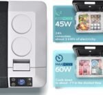 EUHOMY 12 Volt Refrigerator, 32QT(30L) Electric Cooler, Car Fridge APP Control, Car Refrigerator 12/24V DC 110-240V AC, Portable Freezer Usable Battery for Camping, Travel, Truck, Outdoor