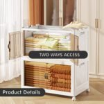 DR.STORAGE 3/5 Layers Large Capacity Storage Cabinet Folable Storage Cabinet Almari Pakaian