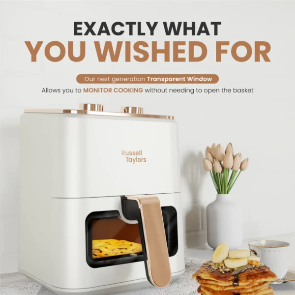 Russell Taylors 3D Visible Window Air Fryer Large (4.5L) Z3
